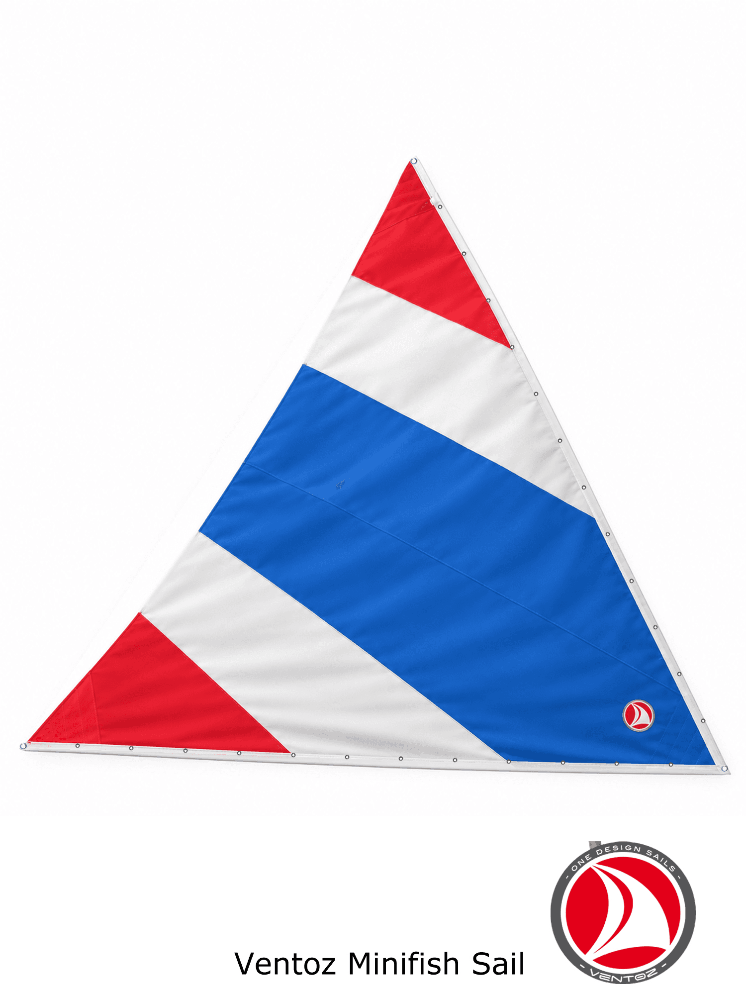 Ventoz Minifish zeil (6.0 m2) - RWB