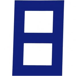 zeil nummers Digital 8 300mm Blauw