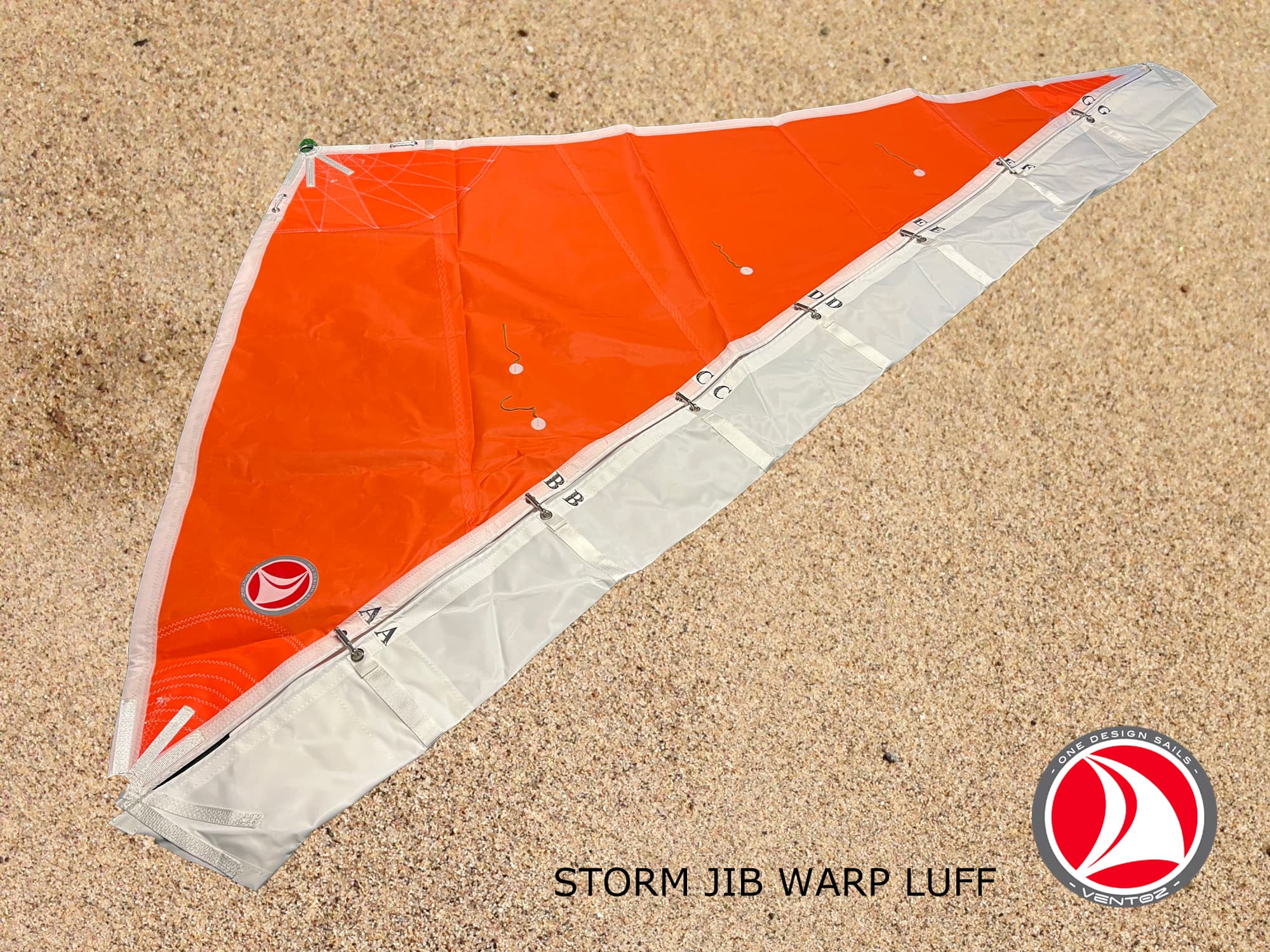Ventoz Storm Jib (3.0 m²) Warp Luff - Orange