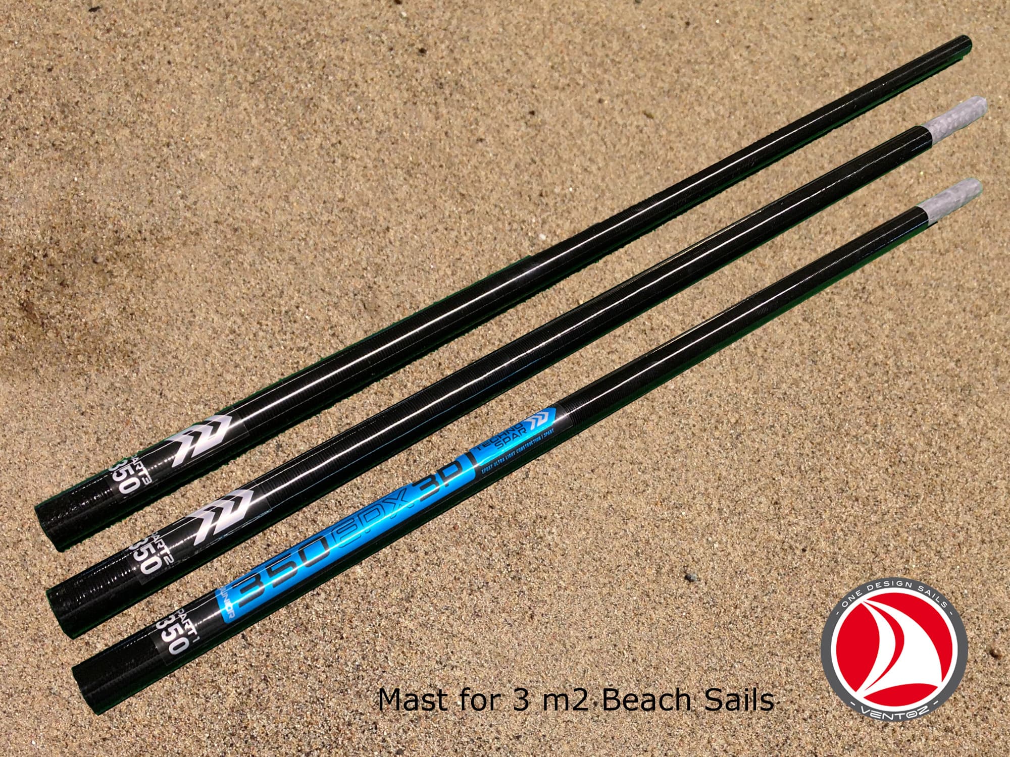 RDM Windsurf Mast 3-piece – for 3.0 m² beach sail