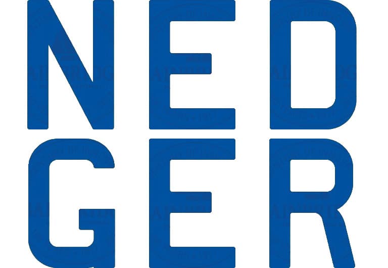 6 zeil Letters - Bainbridge 300mm Blauw