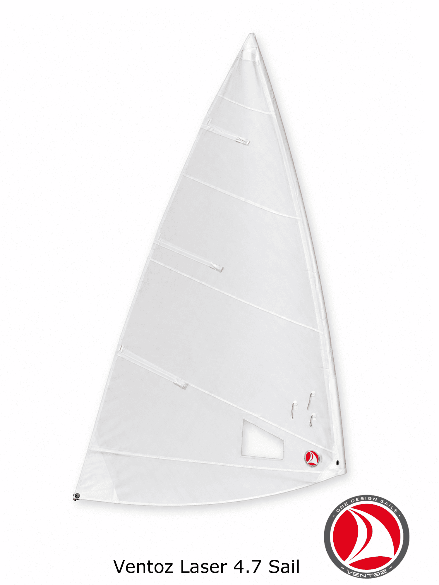 Ventoz Laser 4.7 (ILCA 4) zeil - Wit