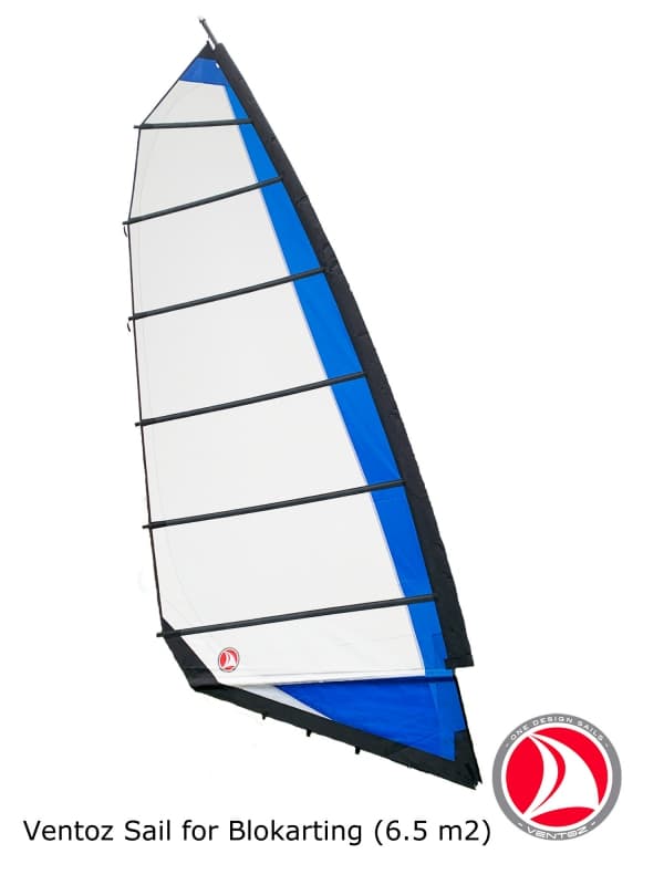 Ventoz strandzeil 6.5 m2 om te blokarten
