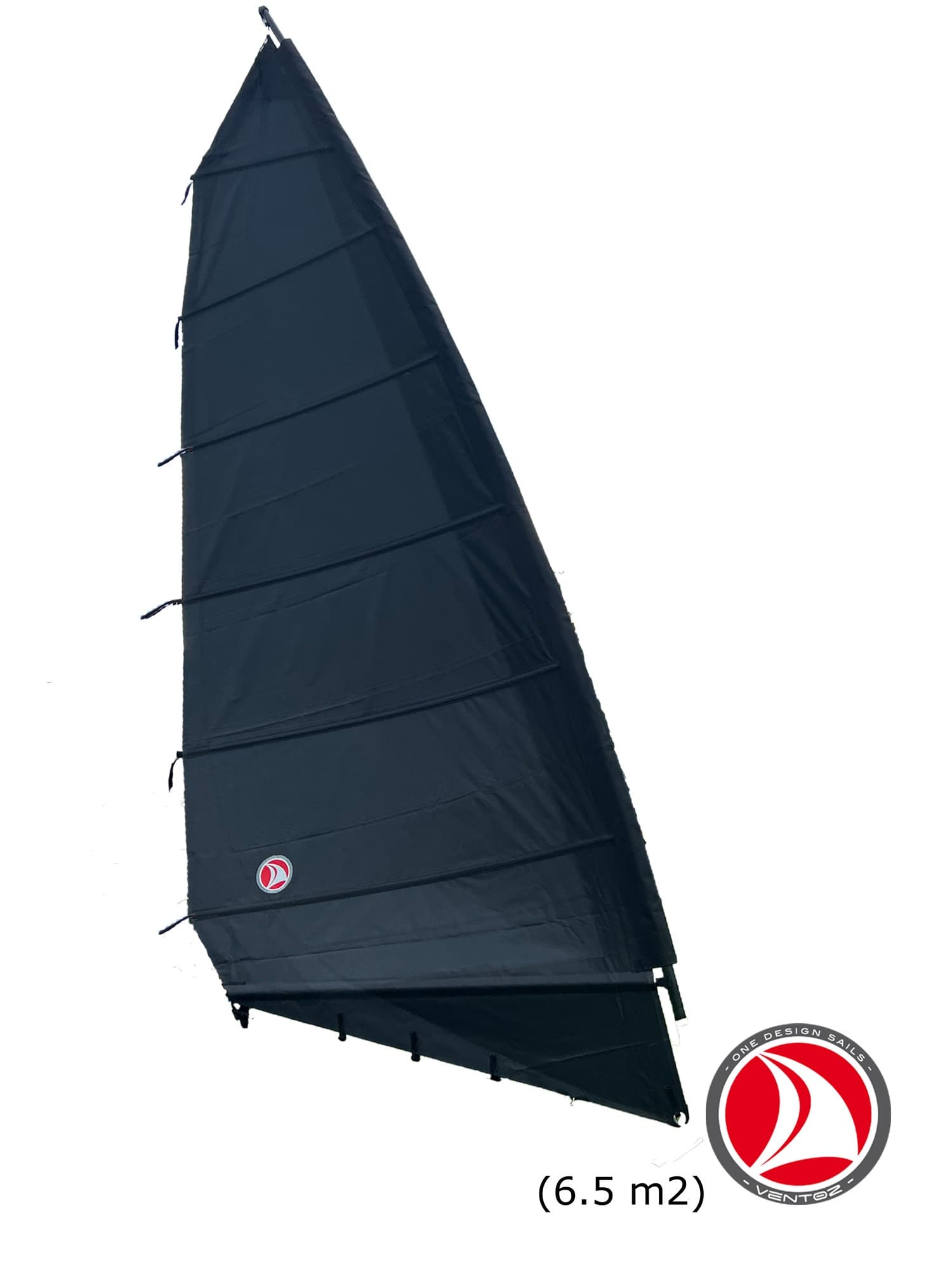 Ventoz Beach Sail 6.5 m² All Black – Dacron